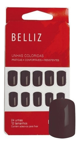 Unhas Postiças Com Francesinhas Salmon Cor Nature