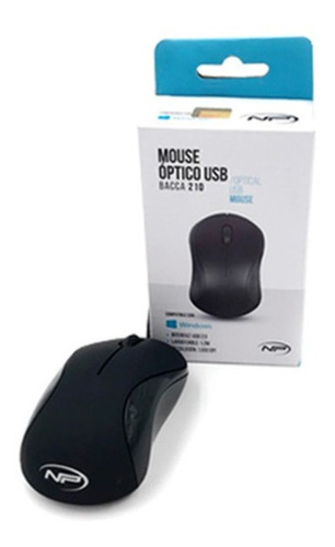 Mouse Optico Conexión Usb. Np Ref. Bacca 210