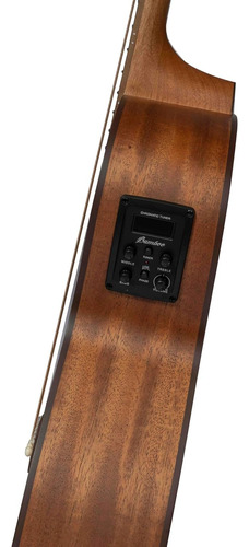 Bamboo, Guitarra Electroacústica Zurda Mahogany Con Funda