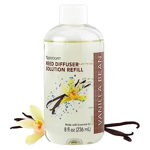 Vanilla Bean Reed Diffuser Oil Refill, Aromatherapy Wit...