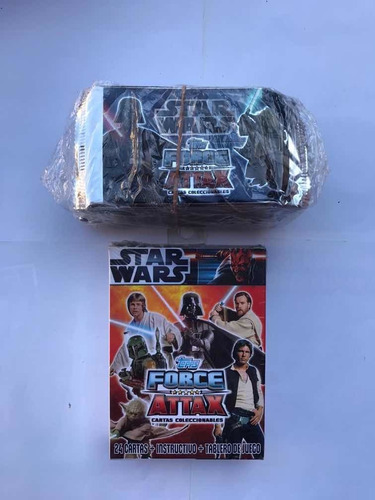 Cartas Star Wars Match Attax Caja Inicial + Pack X25 Sobres