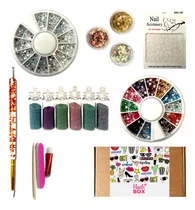 Comprar Esmaltes Niña Uñas Brillos Strass - Kit 3 Manicura
