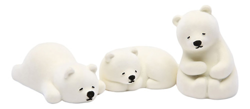 Adornos Con Forma De Oso Polar De Ocean Animals Toys, Bonito