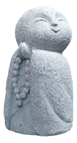 Escultura De Buda Monje Hecha A Diámetro 3,2x3x5,6 Cm.