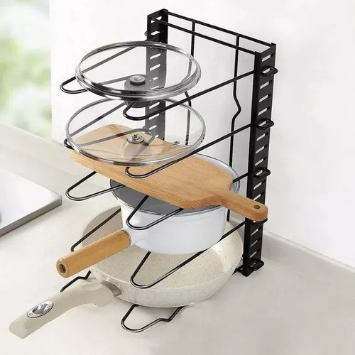 Organizador Estante Multiuso Cocina Platos Ollas 5 Niveles