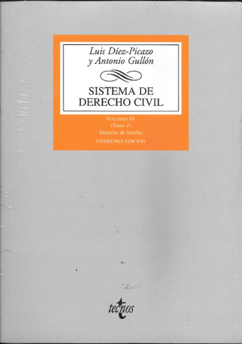 Diez Picazo - Sistema De Derecho Civil V4 T1