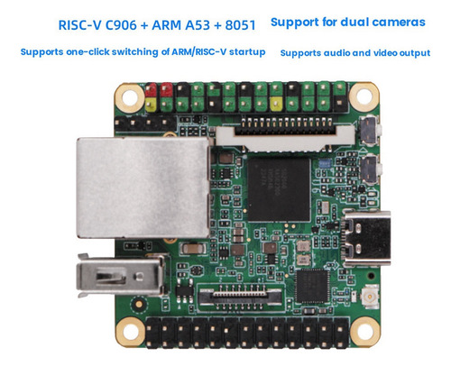 Placa De Desarrollo Milk-v Duo S Wi-fi 6/bt5+emmc 8g Risc-v