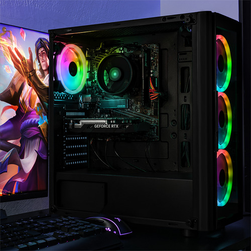 Xtreme Pc Geforce Rtx 3050 Ryzen 5 16gb Ssd 1tb Wifi Black