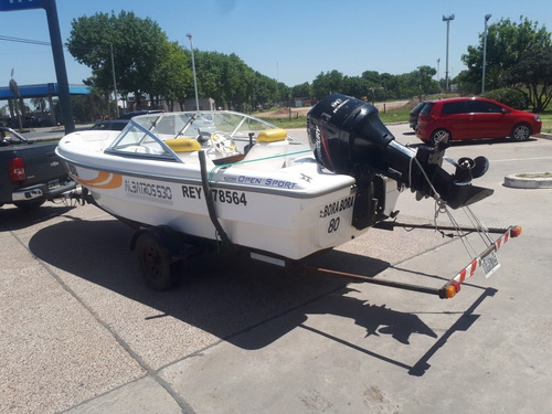 Imagen 10 de 17 de Lancha Open Sport Albatros 530 Con Mércury 90hp