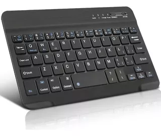 Mini Teclado Bluetooth Recarregável Para Tablet iPad E Pc