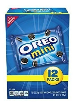 Oreo Mini Galletas Del Emparedado Del Chocolate Paquetes De 