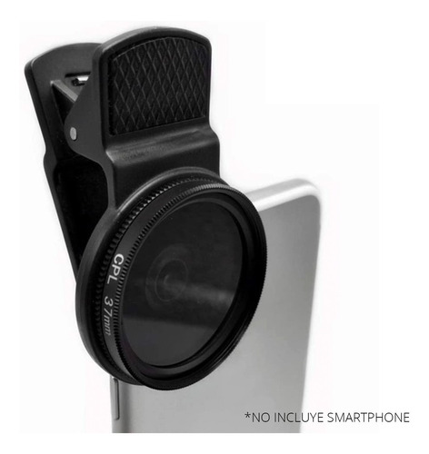 Filtro Cpl Para Smartphone O Camara Ø37mm Polarizador
