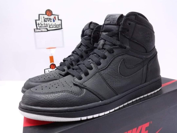 jordan 1 negros con rojo