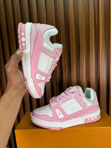 Pink Tenis Louis Vuitton Mujer Rosas Tenis Mujer Louis Vuitton