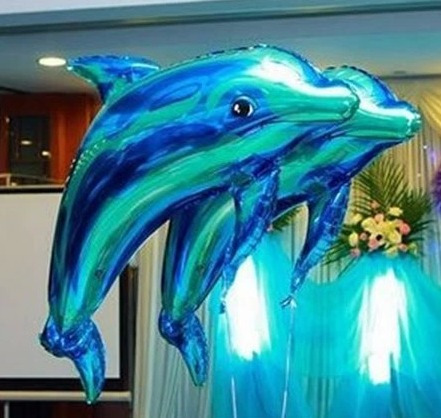 Globos Delfines Azul- Mercedes Soriano