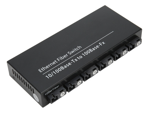 Fibra Ethernet Tx1310nm Rx1550nm, 6 Puertos Ópticos, 2 Eléct