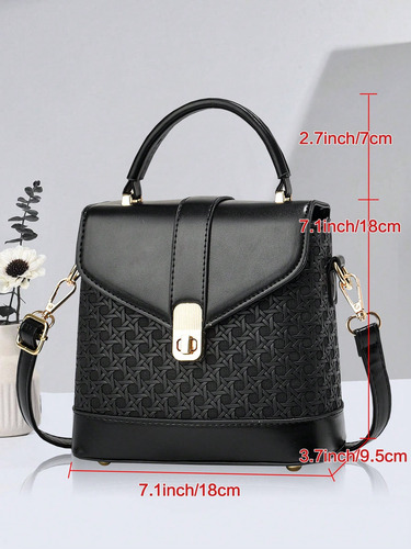 Bolso Bandolera Tridimensional De Moda Con Forma De Caja