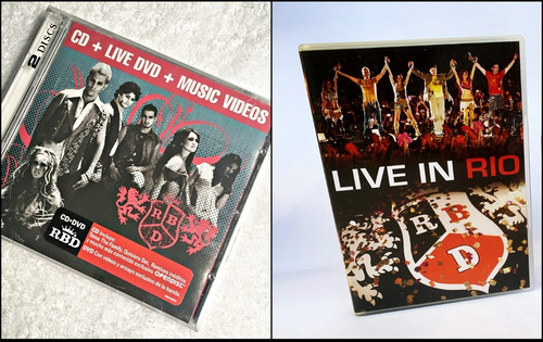 Cd E Dvd - Rbd Celestial Fan Edition + Live Rio Novos
