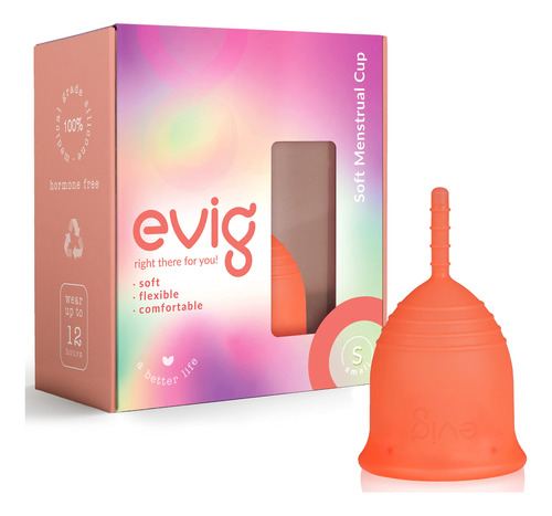 Evig - Tazas Menstruales Suaves - Calidad Premium - Sientete