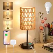 Comprar  Lámparas De Mesa De Ratán Para La Sala De Estar, Lámparas T