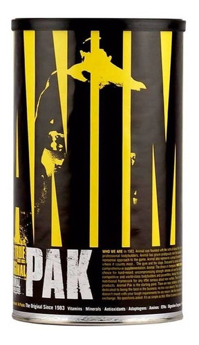 Suplemento en comprimidos Universal Nutrition Animal Pak Animal training Pak vitaminas en lata de 43mL 44 un