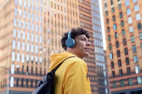Audifono Philips Over Ear Bluetooth Tah4205 Azul