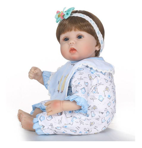 Reborn Bebé Muñeca En Cuna 40cm Moda Bebé Juguetes Para Niño