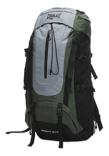 Mochila De Mochilero Everlast Camping Viajes 75 + 5 Litros