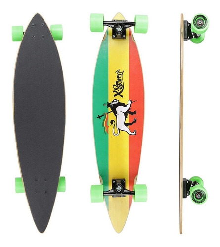 Skate Longboard Pintail X7 Reggae Vitrine 