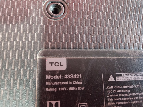 Tarjeta T-con Roku Tcl 43s421 (55t32-cof Ctrl Bd) *639 (Usado)
