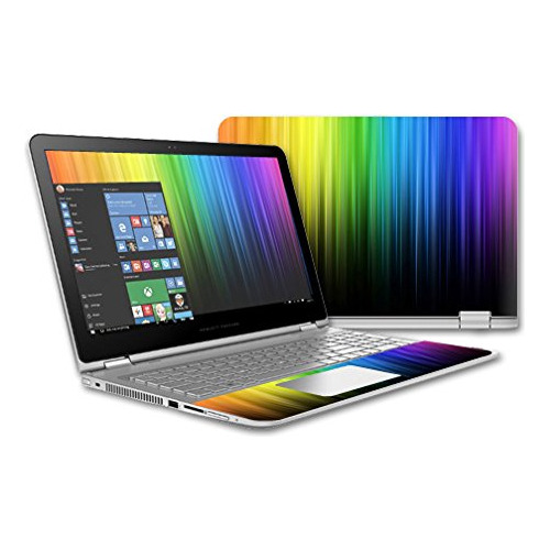 Mightyskins Compatible Con Envy X360 15 2015 Laptop Rainbow
