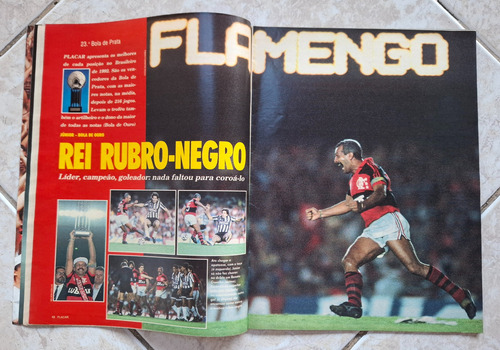 Revista Placar 1074 Melhor Do Futebol Brasileiro 92 Flamengo (Usado)