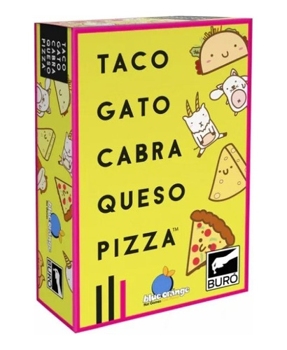 Juego De Mesa: Taco Gato Cabra Queso Pizza - Español