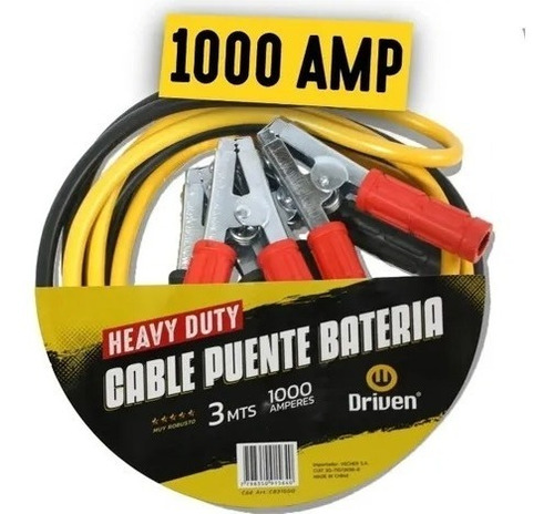 Cables De Arranque 1000 Amp Puente Pinzas Reforzadas Y Bolso