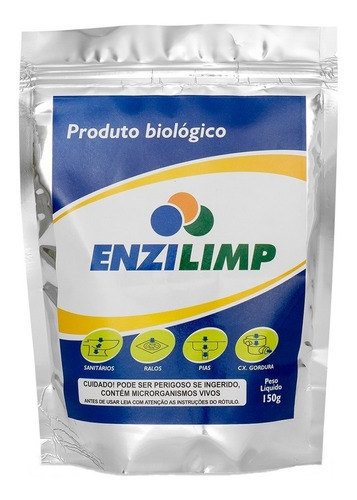 Enzimas Bactérias Limpa Caixa Gordura Fossa Ralo Cano 150g