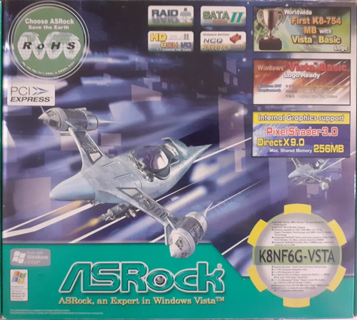 Kit Tarjeta Madre Asrock K8nf6g-vsta