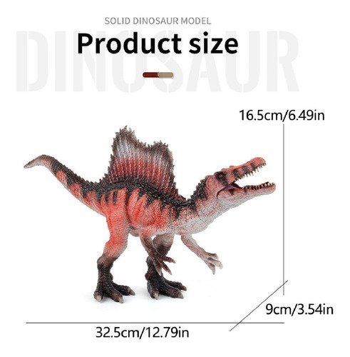 Niño Regalo Dinosaurio Modelo Argelia Spinosaurus Sólido 