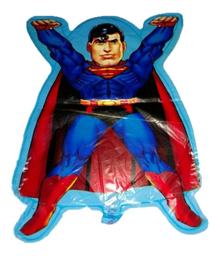 Globo Forma Superman Personaje 43 Cm 