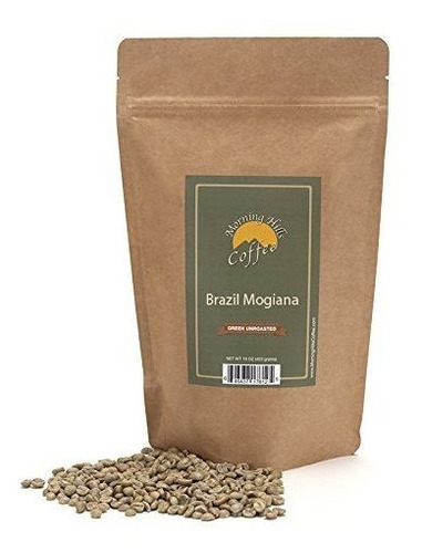 Brasil Mogiana Granos De Café Sin Tostar Verdes 5 Libr...