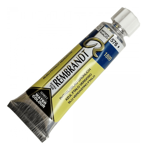 Aquarela Profissional Rembrandt 10ml 576 Phitaloblue Greeni