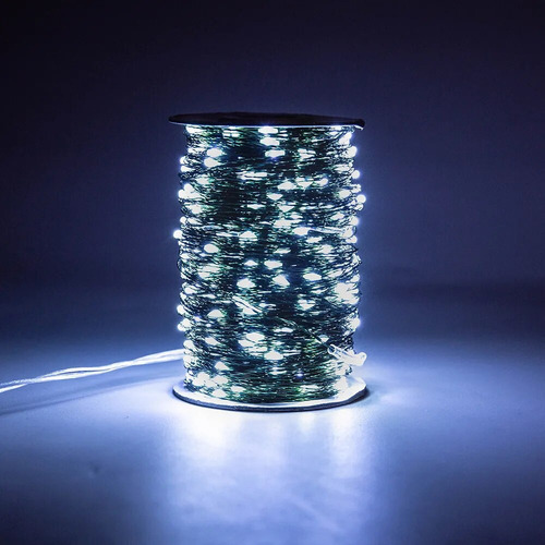 - Cadena De Luces De Navidad Con Cable Verde De 100 M Y