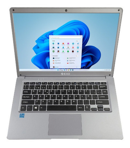 Imagen 1 de 6 de Notebook EXO Smart T33 gris 14", Intel Celeron N4020  4GB de RAM 64GB SSD, Intel UHD Graphics 600 1366x768px Windows 11