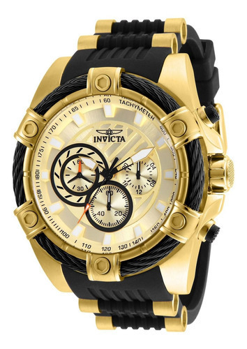 Reloj Invicta 25526 Dorado Negro Hombre