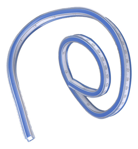 1 Pcs Curva De Plástico Flexible Regla De Regla Drawing