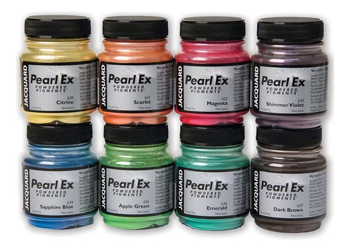 Juego De 8 Colores Cromáticos Pearl Ex Pigment