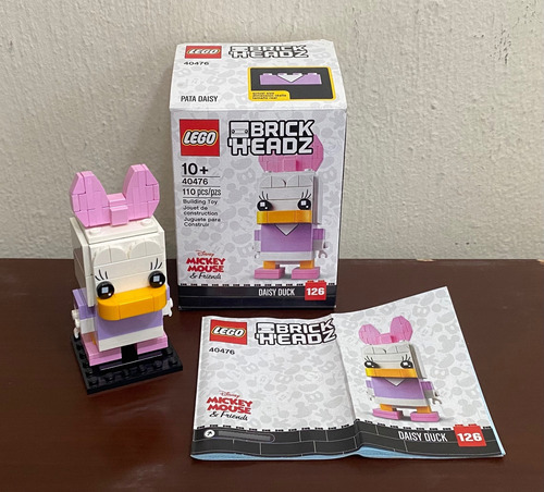 Lego Brickheadz, Daisy Duck, Armada 110 Set Armado Con Caja Y Manual (Usado)