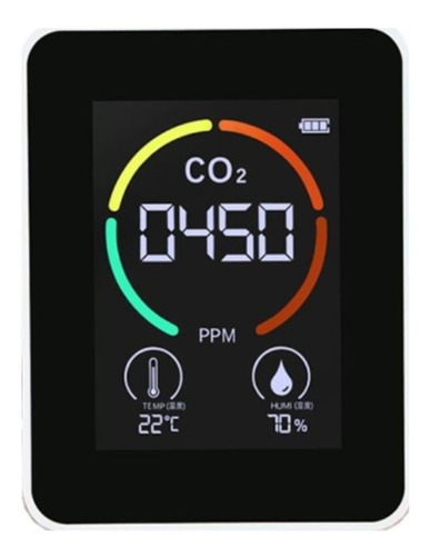 Detector Co2 Portátil Detector De Calidad Del Aire Digital 