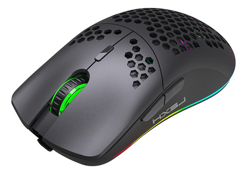 Ratón Inalámbrico Para Juegos Hxsj T66 Rgb 2.4g Con Iluminac
