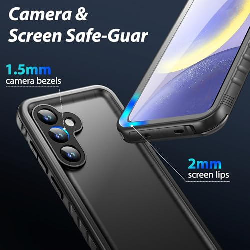 Funda Para Galaxy S24 Negro 6.2 PuLG Prueba De Agua