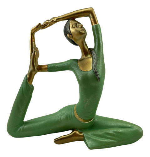 Mujer Posición Yoga Figura Decorativa Chica Relax Zen Zn 